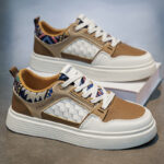 Men's Breathable Soft-Sole White Casual Sneakers - Image 5