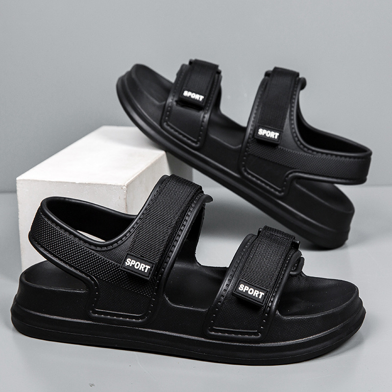 O1CN01Q7aTev1aSjRrEbyv4_2215118793329-0-cib.jpg Men's Thick-Sole Beach Sandals - Image 1