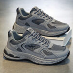 Men's Thick Sole Mesh Sneakers - Image 6
