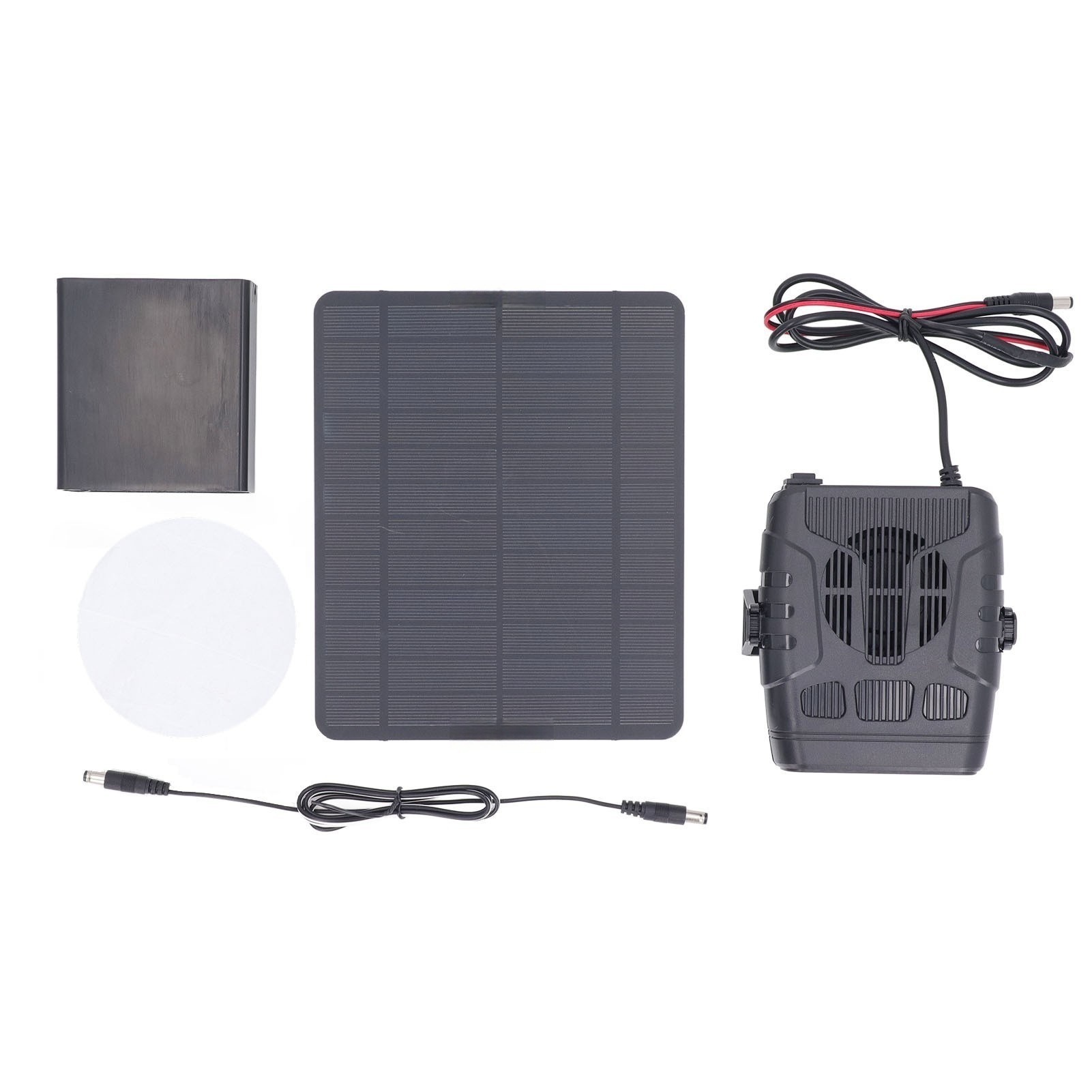 O1CN01QDsjzZ2G9EbYNbT1v_4240468972-0-cib.jpg Portable Solar Heater Fan Kit with Battery Box - 20W/30W - Image 1
