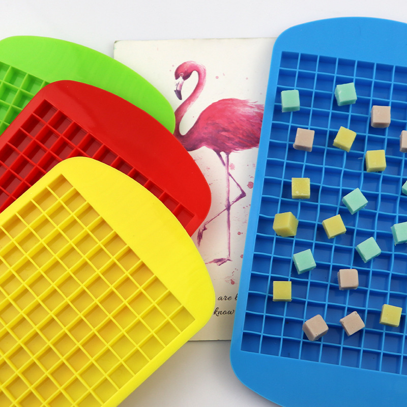 O1CN01RXeCLN1zjYZKBk2BV_2222067496750-0-cib.jpg New Food 160 Grid Small Square Silicone Ice Cube Tray - Image 1