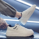 Men's Breathable White Sneakers - Image 2