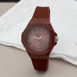 Women's Three-Eye Quartz Watch with Silicone Strap - Image 9