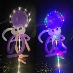Purple Octopus Balloon Set