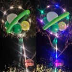 Green Flying Saucer Balloon Set
