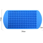 New Food 160 Grid Small Square Silicone Ice Cube Tray - Image 4