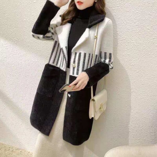Women's Mid-Length Mink Fur Coat