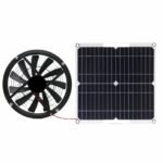 15W Solar Ventilation Fan Kit for Pet Houses - 10 Inch