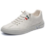 Men's Casual White Sneakers - Image 5