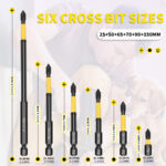 PH2 Magnetic Impact Screwdriver Bit Set - 6/12 Piece - Image 2