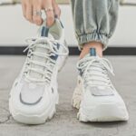 Men's Breathable Thick-Sole Mesh Running Sneakers - Image 3
