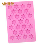 25-Cavity 3D Five-Pointed Star Chocolate Mold, Thin Cookie Mold, DIY Baking Mold - Image 3