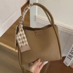 Soft PU Leather Bucket Bag - Image 2