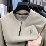 Men's Half-Zip Long-Sleeve Pullover - Image 7
