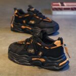 Men's Thick-Sole Height-Increasing Mesh Casual Sneakers - Image 5