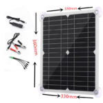 Dual USB Monocrystalline Solar Panel - 25W/100W - Image 3