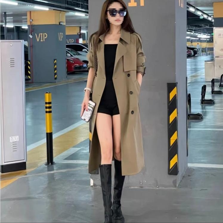 O1CN01cByd2h27bmimDUqHc_2215819917816-0-cib.jpg Women's Long Double-Breasted Trench Coat - Image 1