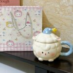 Little Sheep Blue, With Round Spoon & Exquisite Gift Bag / 350ml