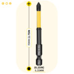 PH2 Magnetic Impact Screwdriver Bit Set - 6/12 Piece - Image 11
