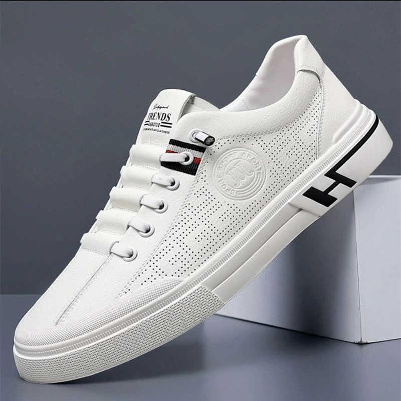 O1CN01dQWRIo1IneSoDX8wK_2215987860938-0-cib.jpg Men's Embossed White Casual Sneakers - Image 1