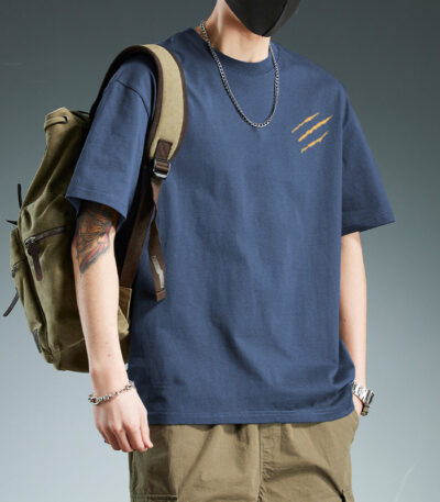Gray Blue 2151 Short Sleeve 100% Cotton / XL (Recommended 140 170 Lbs