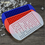 New Food 160 Grid Small Square Silicone Ice Cube Tray - Image 3
