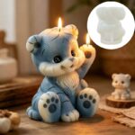 Cute Tiger Resin Silicone Candle Mold