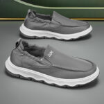 Men's Slip-On Ice-Silk Canvas Old Beijing Cloth Shoes - Image 5