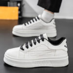 Men's Breathable White Sneakers - Image 4