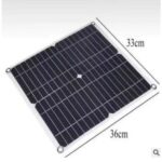 Monocrystalline 20W Solar Panel with Dual USB 18V/5V and Controller - Image 3