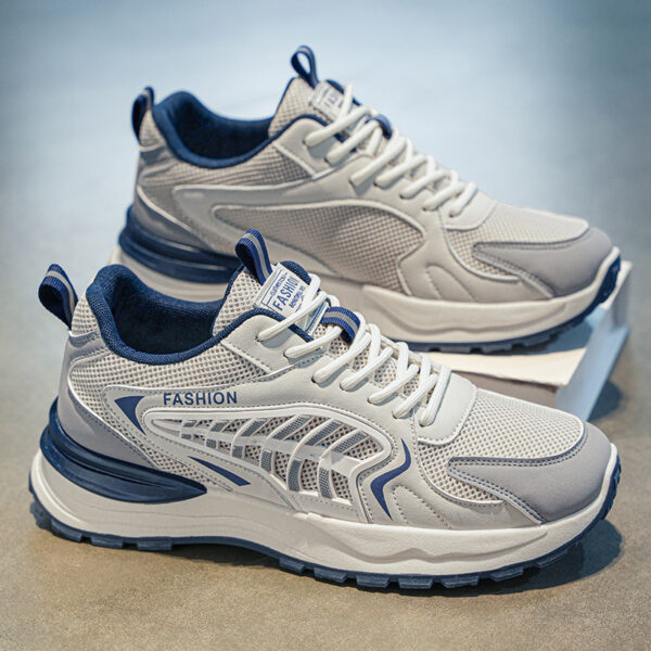 Men's Thick Sole Mesh Sneakers