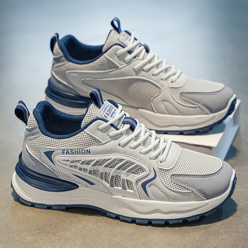 O1CN01kQHjQl1IneUEGTZCz_2215987860938-0-cib.jpg Men's Thick Sole Mesh Sneakers - Image 1
