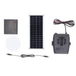 Portable Solar Heater Fan Kit with Battery Box - 20W/30W - Image 8