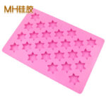 25-Cavity 3D Five-Pointed Star Chocolate Mold, Thin Cookie Mold, DIY Baking Mold - Image 5