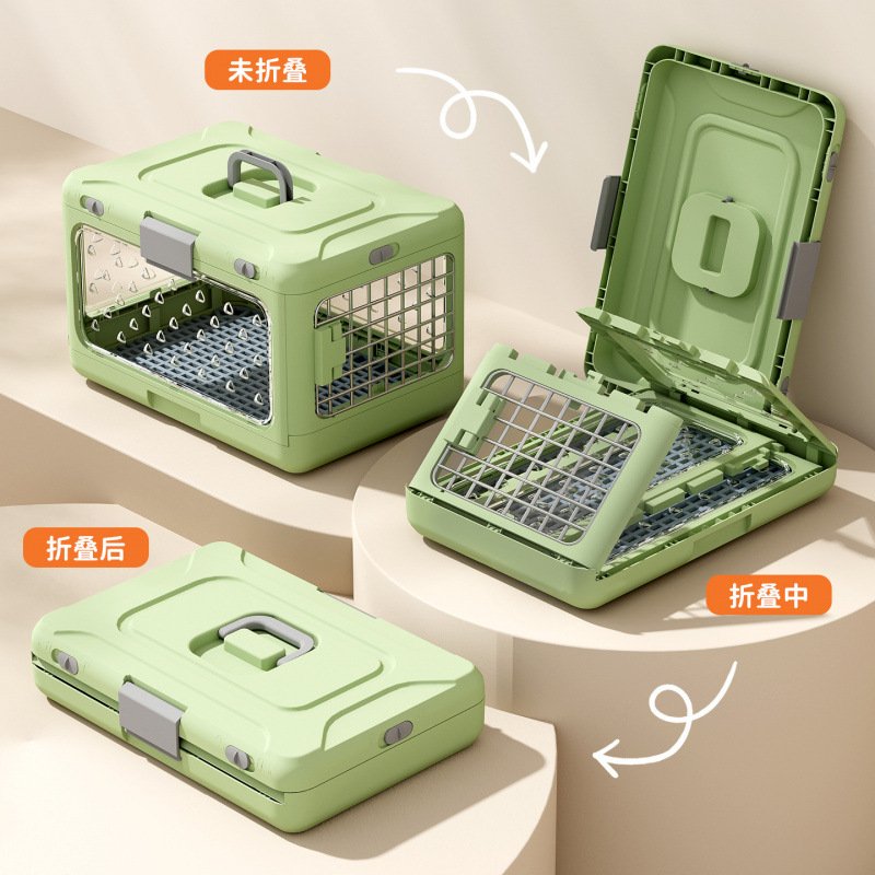 O1CN01lQoz271GjPhuzL6TU_2220842920658-0-cib.jpg Foldable Pet Carrier - Image 1