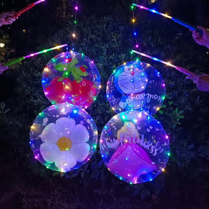 O1CN01mA2QXQ1OB4cVusGEk_0-item_pic.jpg Glowing Bobo Lantern Cartoon Balloon - Image 1