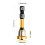 Adjustable Drywall Screwdriver Bit with Depth Stop - Image 2