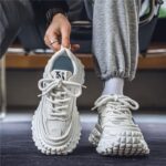 Men's Thick Sole Mesh Sneakers - Image 4