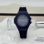 Women's Three-Eye Quartz Watch with Silicone Strap - Image 10