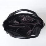 Textured Leather Tote Bag - Image 4