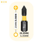 PH2 Magnetic Impact Screwdriver Bit Set - 6/12 Piece - Image 8