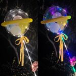 Yellow Flying Saucer Balloon Set