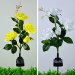 Solar Hydrangea Flower Garden Stake Light - Image 13