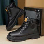 Men's High-Top Martin Work Boots - Image 10