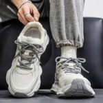 Men's Thick Sole Mesh Sneakers - Image 4