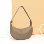 Genuine Leather Dumpling Shoulder Bag - Image 4