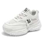 Men's Thick Sole Mesh Sneakers - Image 5