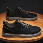 Men's Leather Casual Sneakers - Image 3