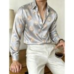Men's Digital Print Long-Sleeve Shirt - Image 25