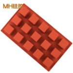 15-Cavity Square Silicone DIY Mold for Soap, Cake, and Sandwich Bread - Image 3
